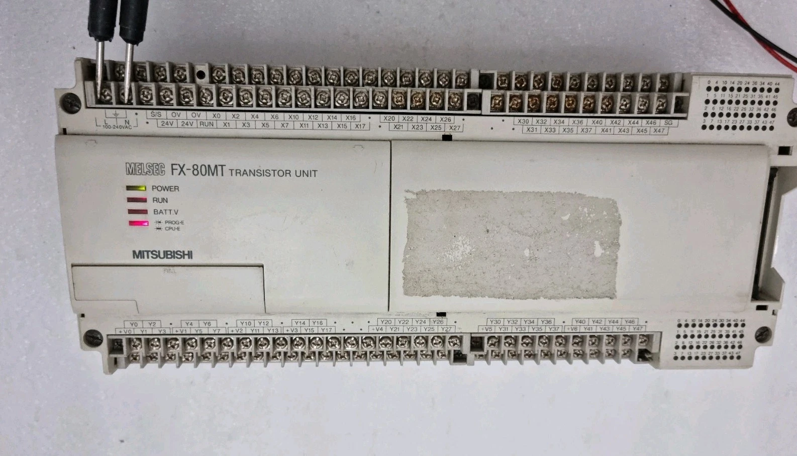 MITSUBISHI FX-80MT-ESS/UL PROGRAMMABLE CONTROLLER 100-240VAC (ERROR BLINK )